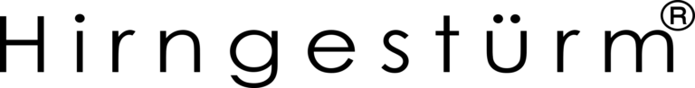 Hirngestürm Logo in Schwarz